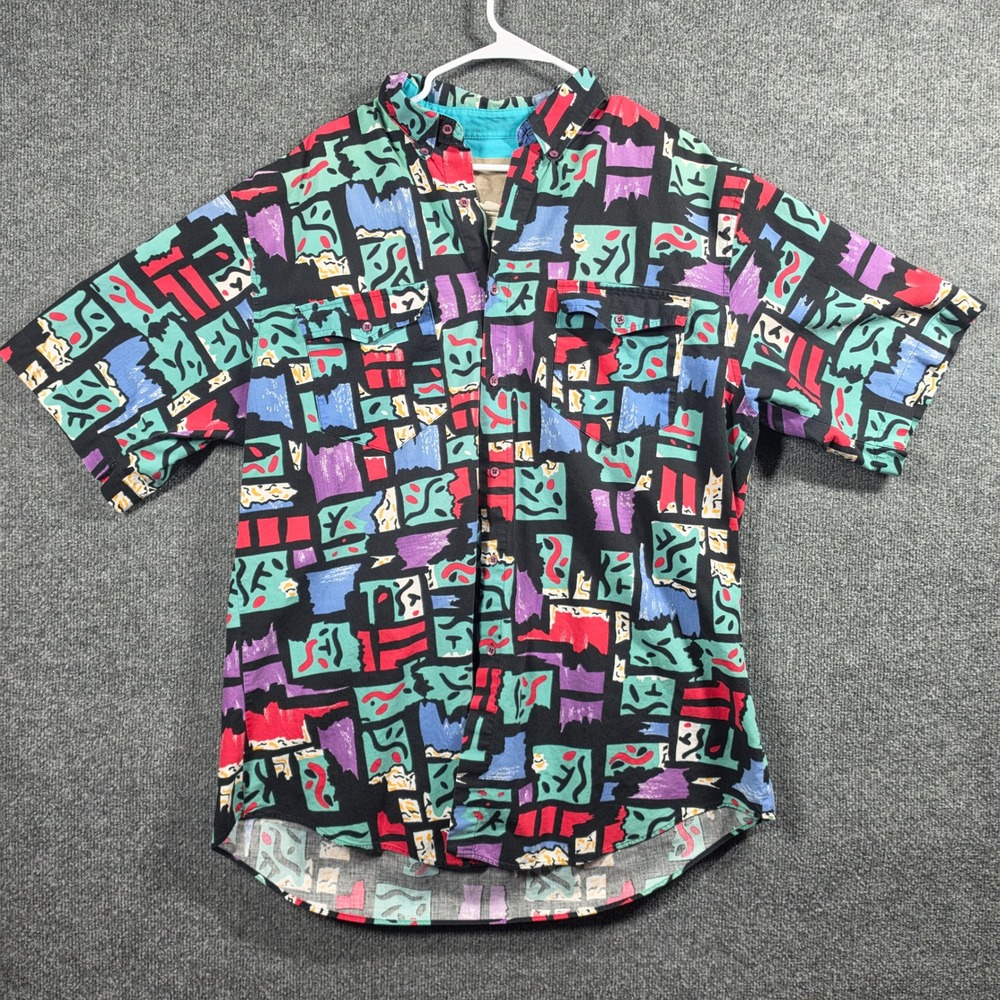 VTG‎ Rockmount Ranch Wear Shirt Mens Extra Large 90s Wear of The West Abstract